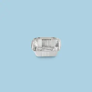 Molde de aluminio Rectangular 4oz (500 unidades)