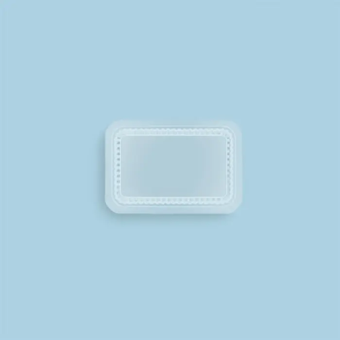Tapa cristal para molde aluminio Rectangular 19oz (200 unidades)