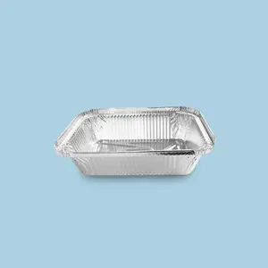 Molde de aluminio Rectangular 19oz sin tapa (200 unidades)