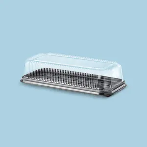 Base domo rectangular 34.0cm x 14.5cm altura 8cm (50 unidades)