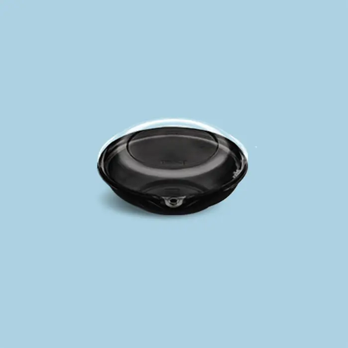 Bowl SafetyPlus Resq 8oz Negro con tapa (200 unidades)