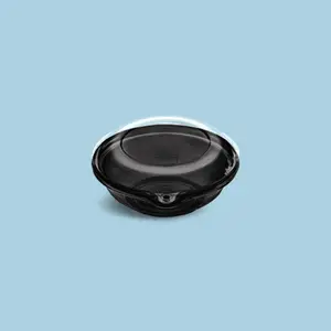 Bowl SafetyPlus Resq 12oz Negro con tapa (200 unidades)