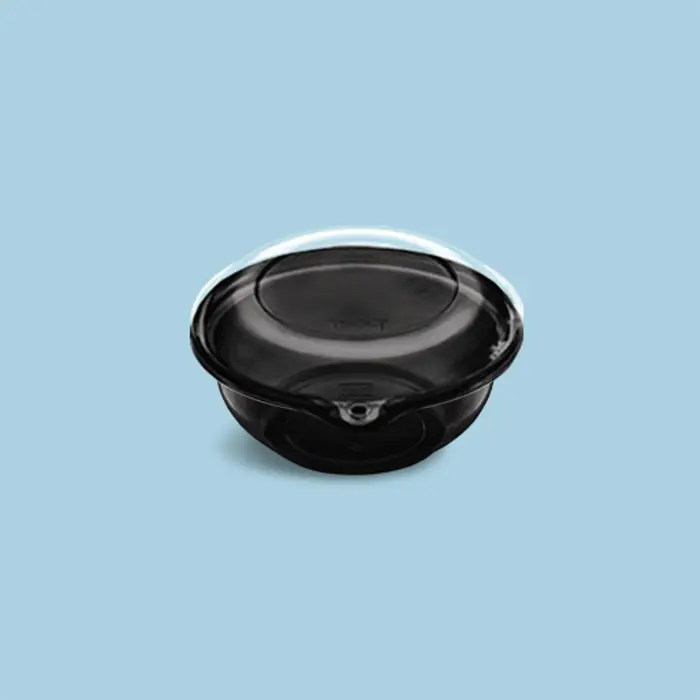 Bowl SafetyPlus Resq 16oz Negro con tapa (200 unidades)