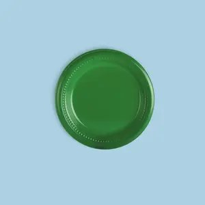 Plato plástico Verde 15.5cm (480 unidades)