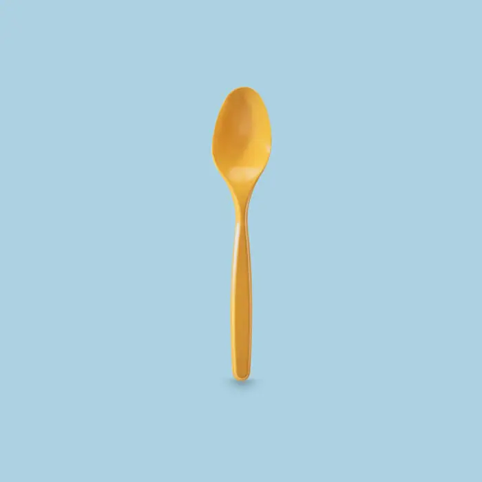 Cuchara Dulcera Clean Touch color Amarillo vivo (240 unidades)
