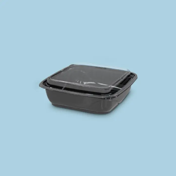 Contenedor Cuadrado ProToGo+ 8,5 x 8,5 48oz (100 unidades)
