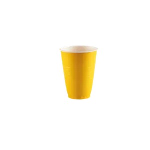 Vaso plástico 12oz Amarillo (480 unidades)