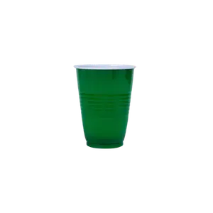 Vaso plástico 12oz Verde (480 unidades)
