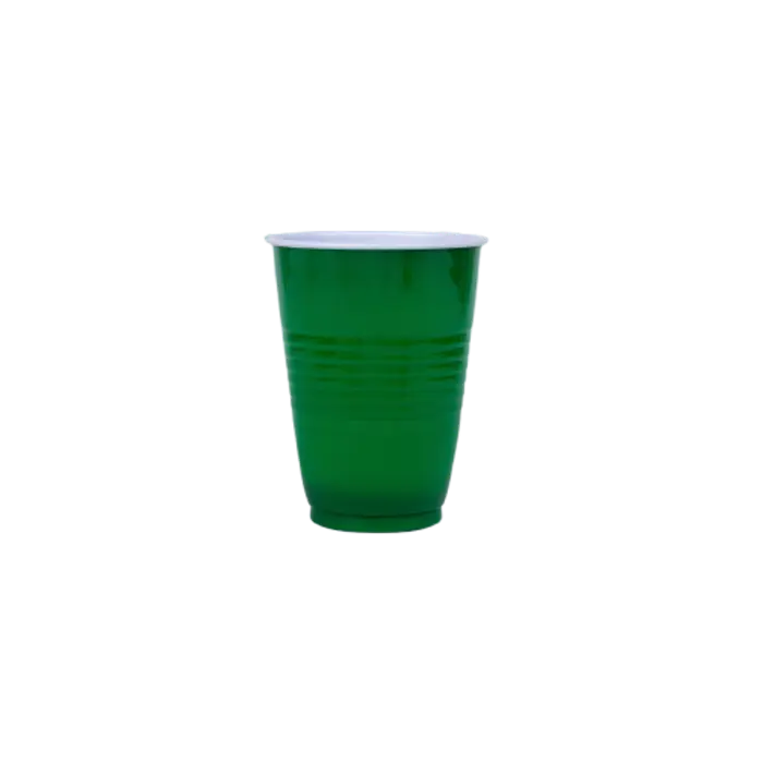 Vaso plástico 12oz Verde (480 unidades)