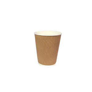 Vaso polipapel 14oz Darnel Naturals Moca con protector (500 unidades)
