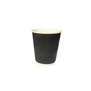 Vaso polipapel 14oz Darnel Naturals Negro con protector (500 unidades)
