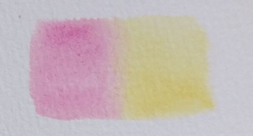 Smooth watercolor gradients using wet-on-wet blending method for beginners