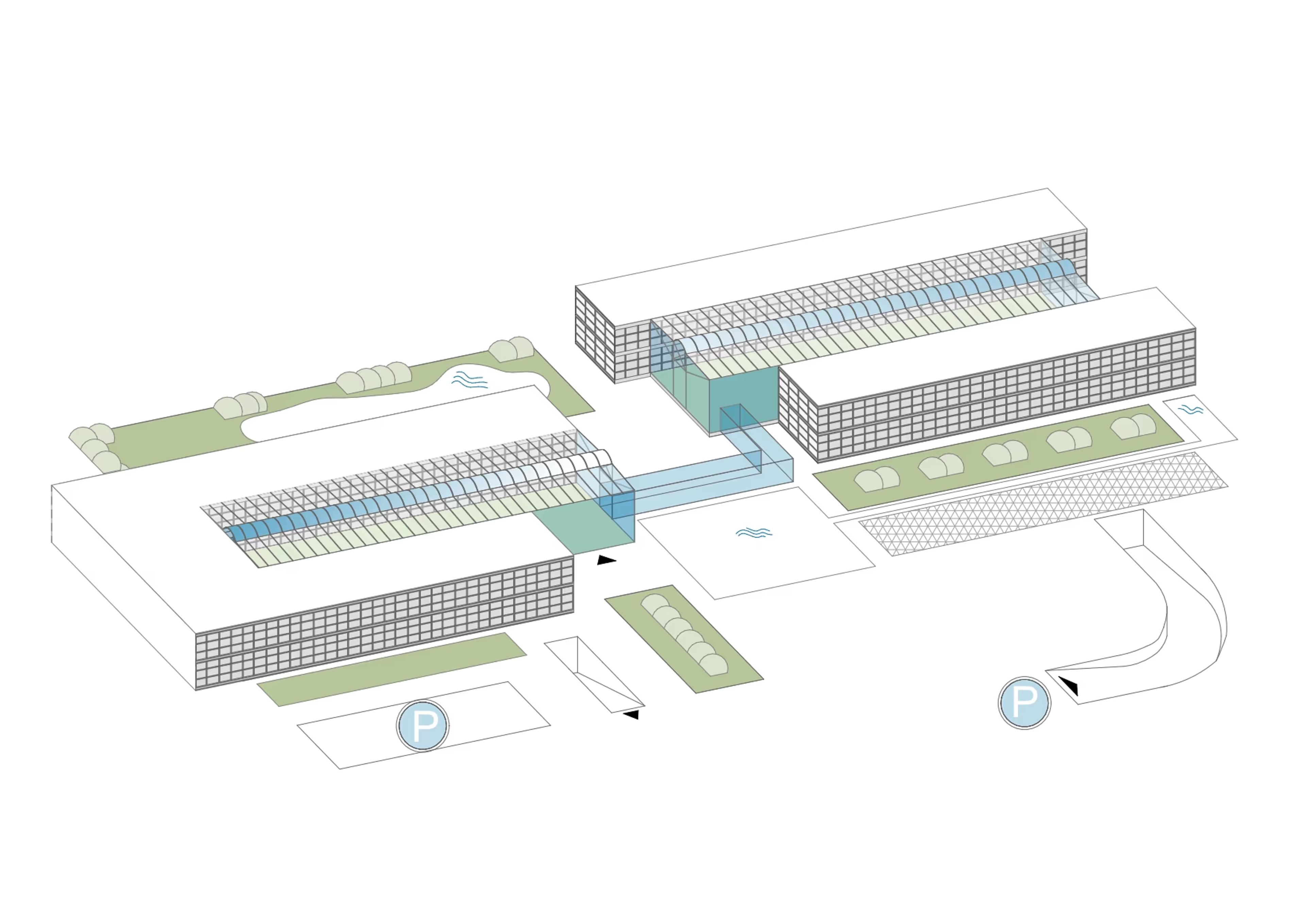 Plan axonométrique de base