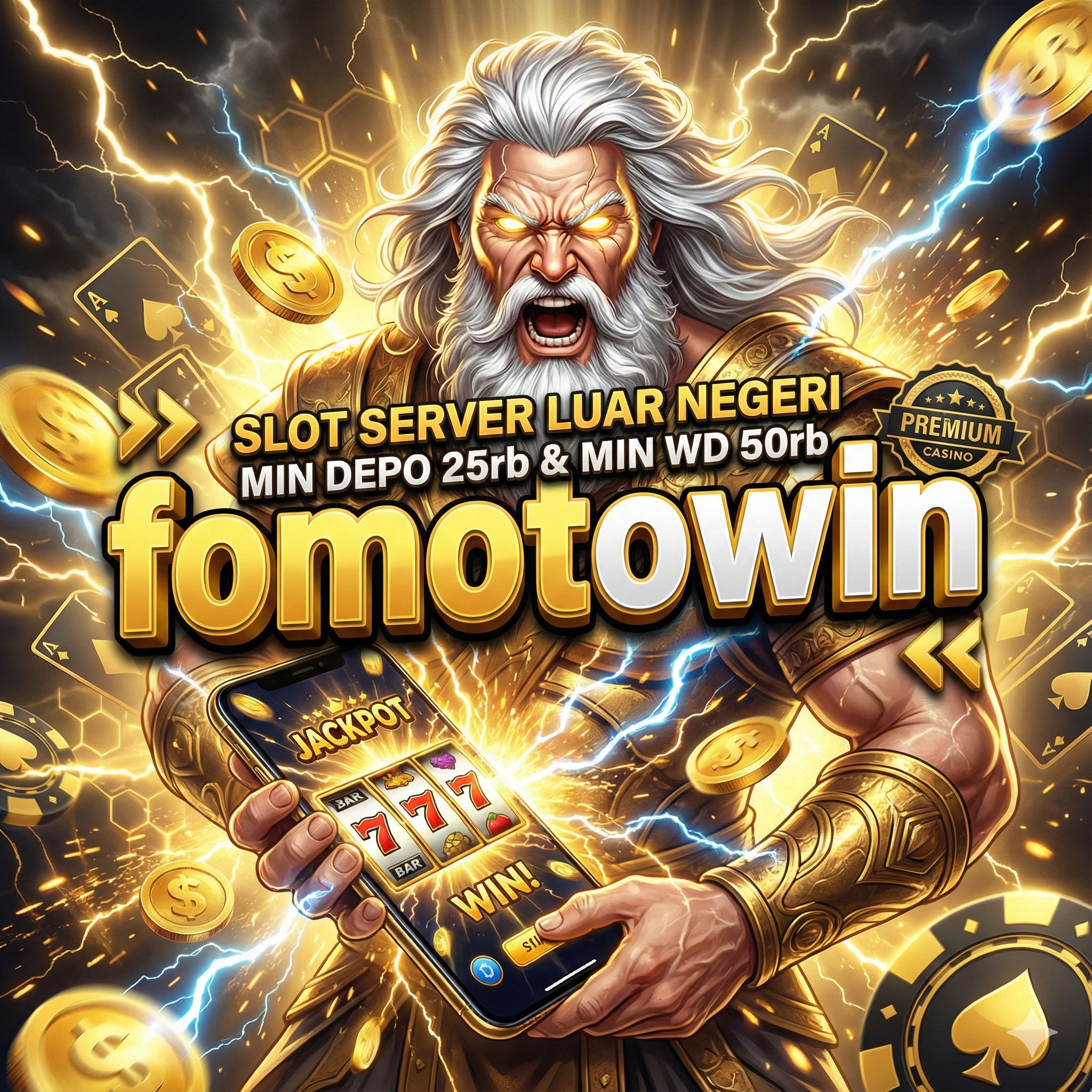 FOMOTOTOWIN Mahjong Zeus Banner 1:1
