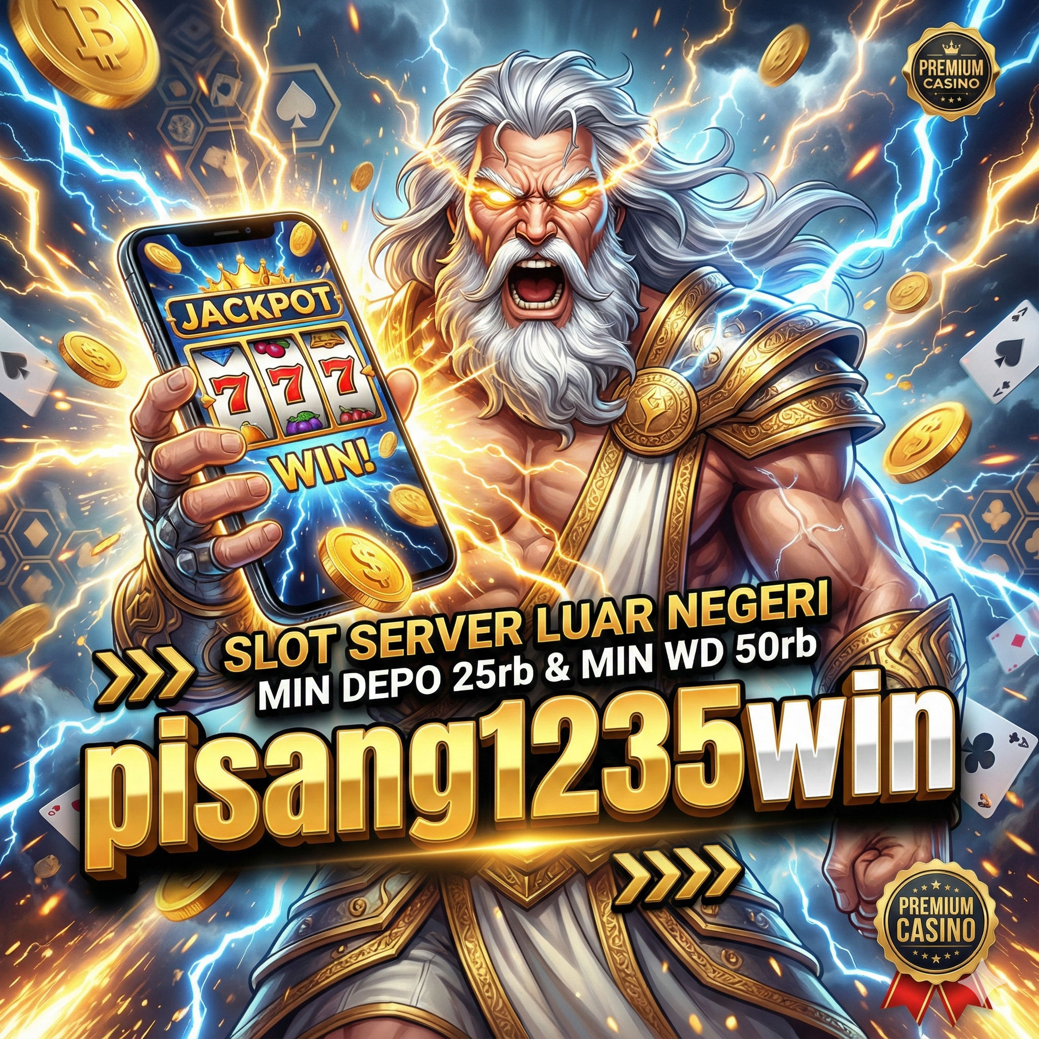 PISANG1235WIN Mahjong Zeus Banner 1:1
