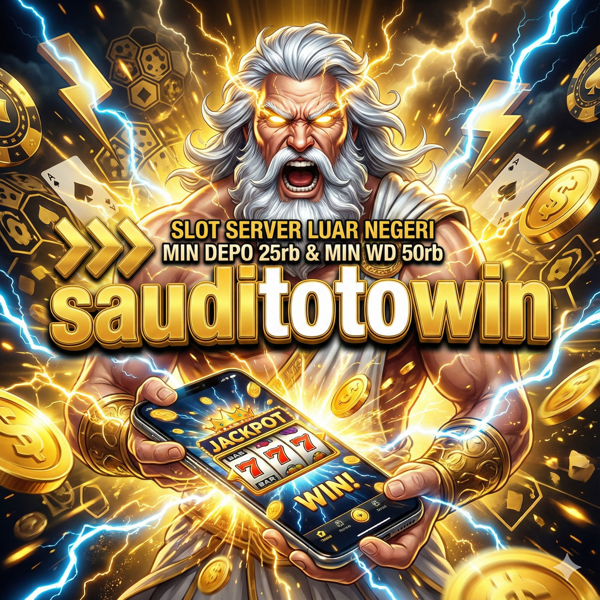 SAUDITOTOWIN Mahjong Zeus Banner 1:1