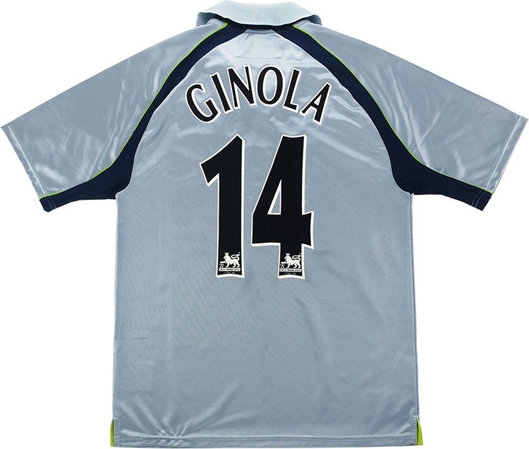 2001-02 Aston Villa Away Shirt Ginola #14
