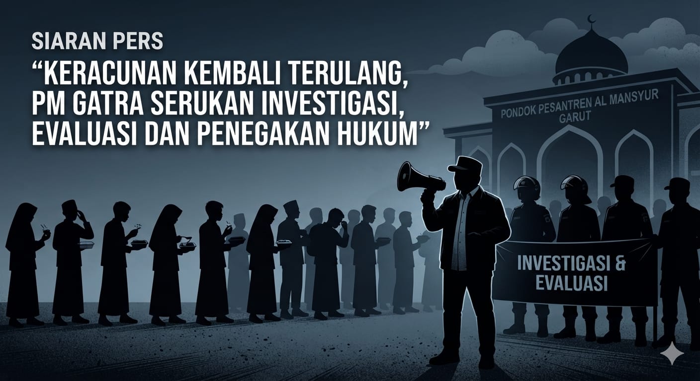 Keracunan Kembali Terulang, PM GATRA Serukan Investigasi, Evaluasi dan Penegakan Hukum
