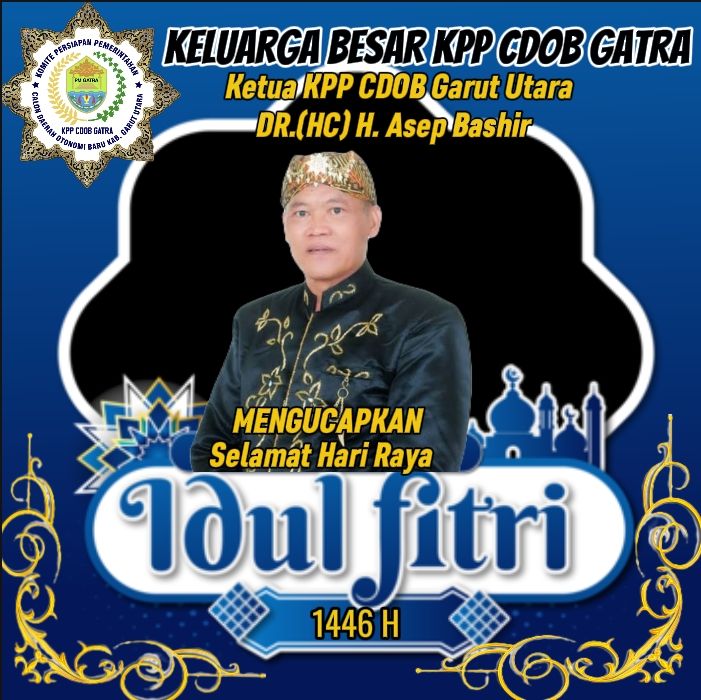 Keluarga Besar KPP CDOB Garut Utara Mengucapkan Selamat Hari Raya Idul Fitri 1446 Hijriyah