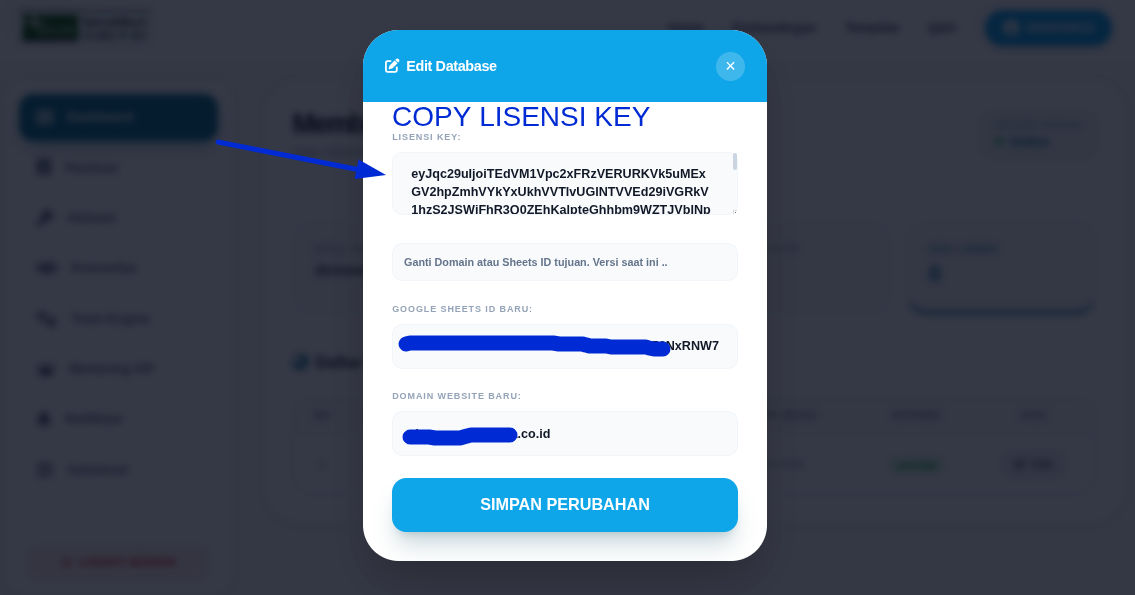 Screenshot Aktivasi Lisensi wgsgarut