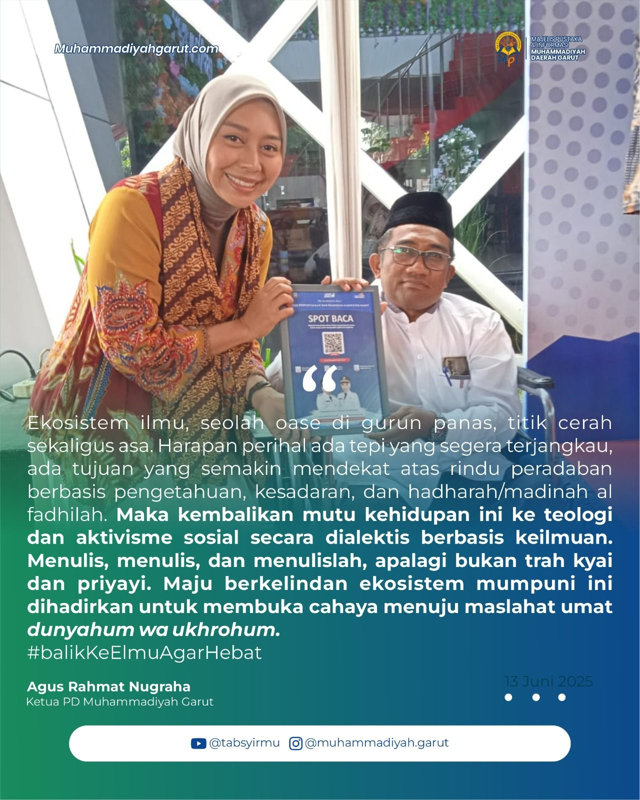 Kembalikan Mutu Kehidupan ini ke Teologi dan Aktivisme Sosial Secara Dialektis Berbasis Keilmuan.jpg