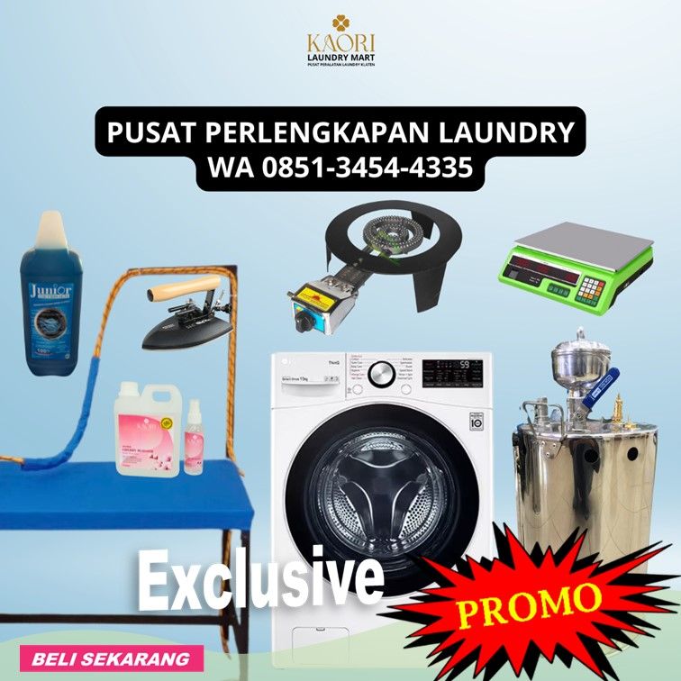 0851-3454-4335 Pusat Perlengkapan Alat Laundry Surabaya