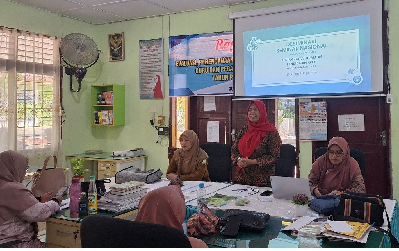 SMA Negeri 1 Ingin Jaya Gelar Diseminasi Peningkatan Kualitas Guru dan Tenaga Pendidikan