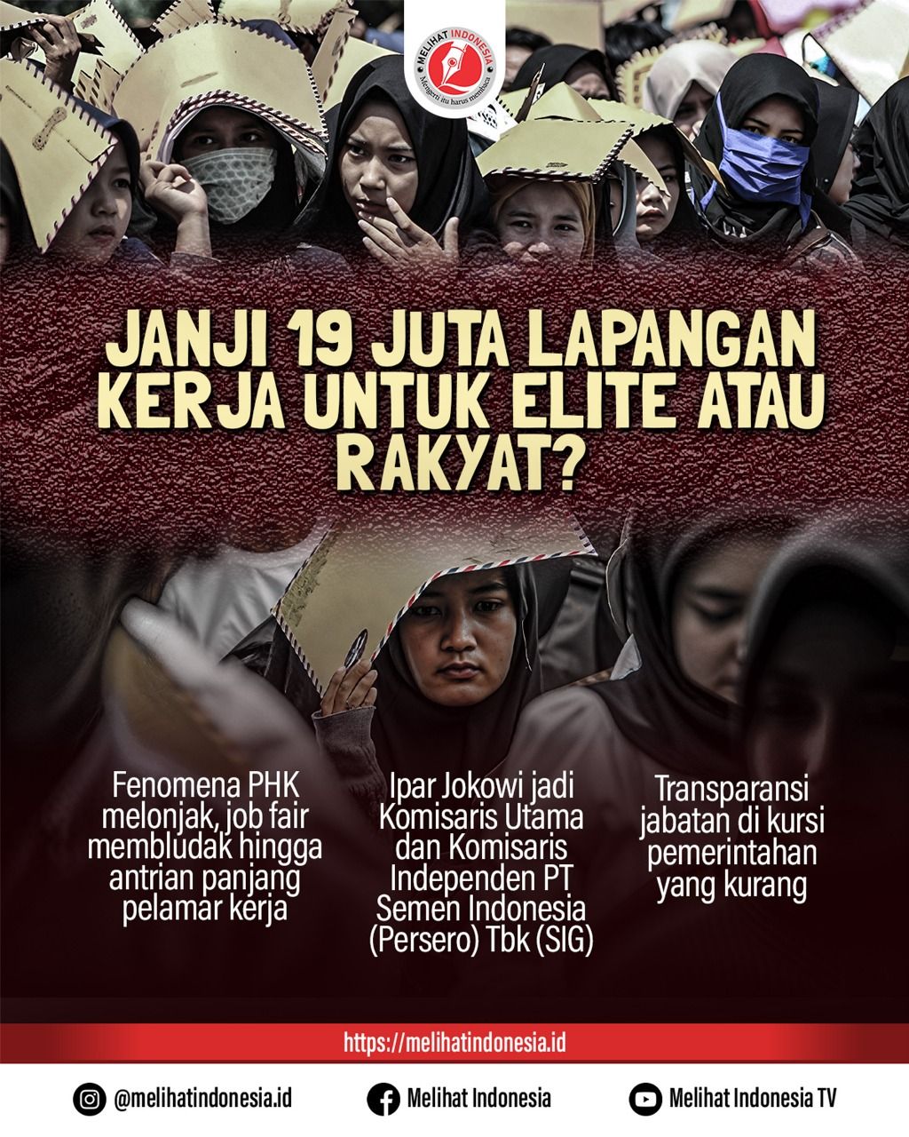 Janji Lapangan Kerja Prabowo-Gibran dan Realita PHK massal: Hilirisasi atau Halusinasi?
