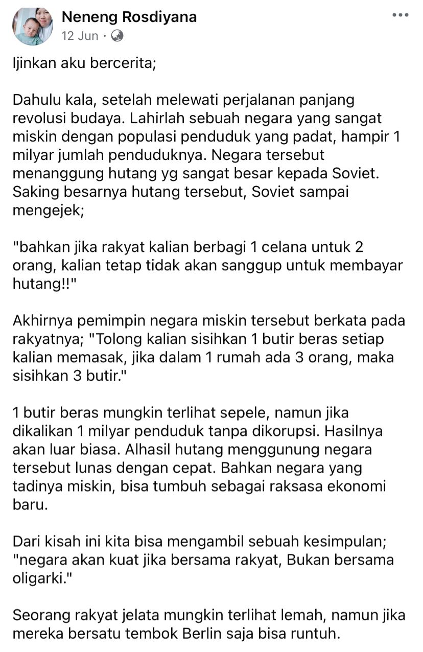 Politik Dari Kebun: Pelajaran dari Neneng