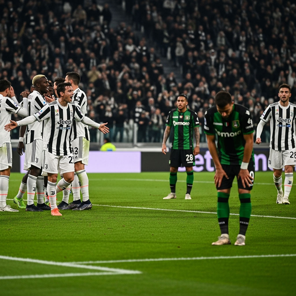 Resep Rahasia Juventus Mengganyang Sassuolo 3-0: Efisiensi Maksimal dan Dampak Blunder Fatal Bek Lawan