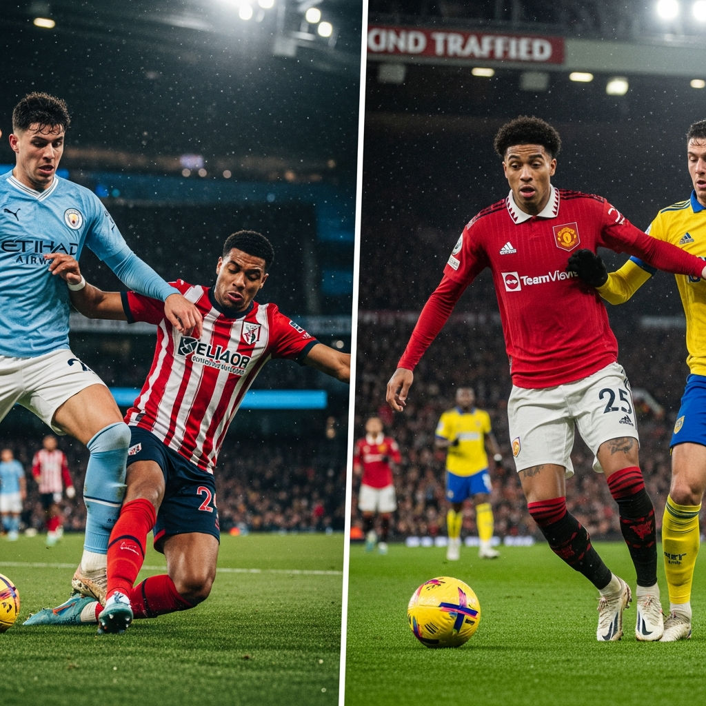 Bentrok Krusial Malam Jumat: Akankah Manchester City dan MU Gagal Tekuk Lawan Ringan di Liga Inggris?