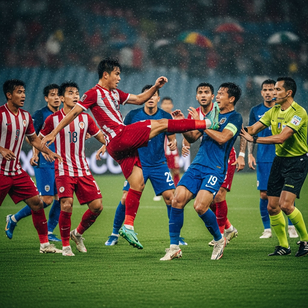 SKANDAL TENDANGAN KUNGFU Guncang Liga Italia 4: Citra Pemain Indonesia di Ujung Tanduk!