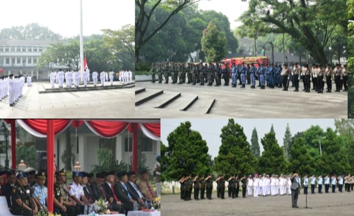 Milangkala 80 Tahun Bandung Lautan Api, Lanal Bandung Ziarah dan Tabur Bunga di TMPN Cikutra