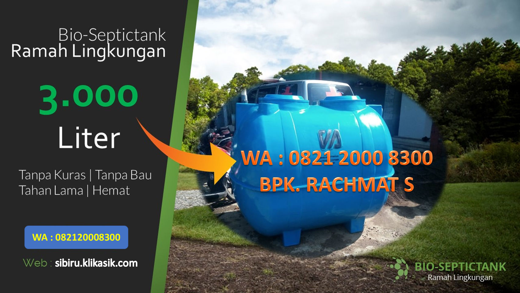 Call 082120008300 Pabrik Septic Tank Biofil Termurah di Bandung