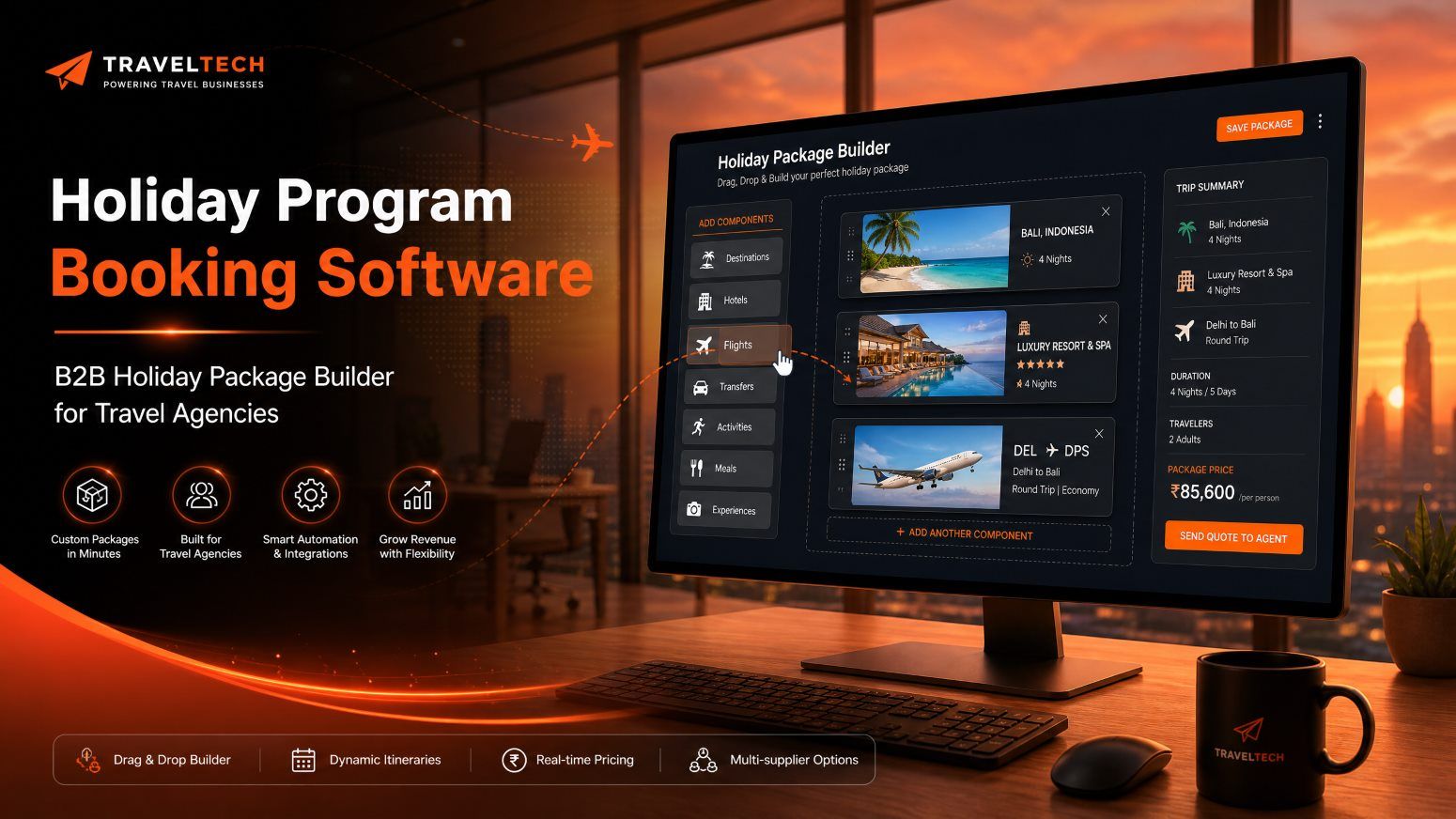 Holiday Program Booking Software For Travel Agents And OTAS
