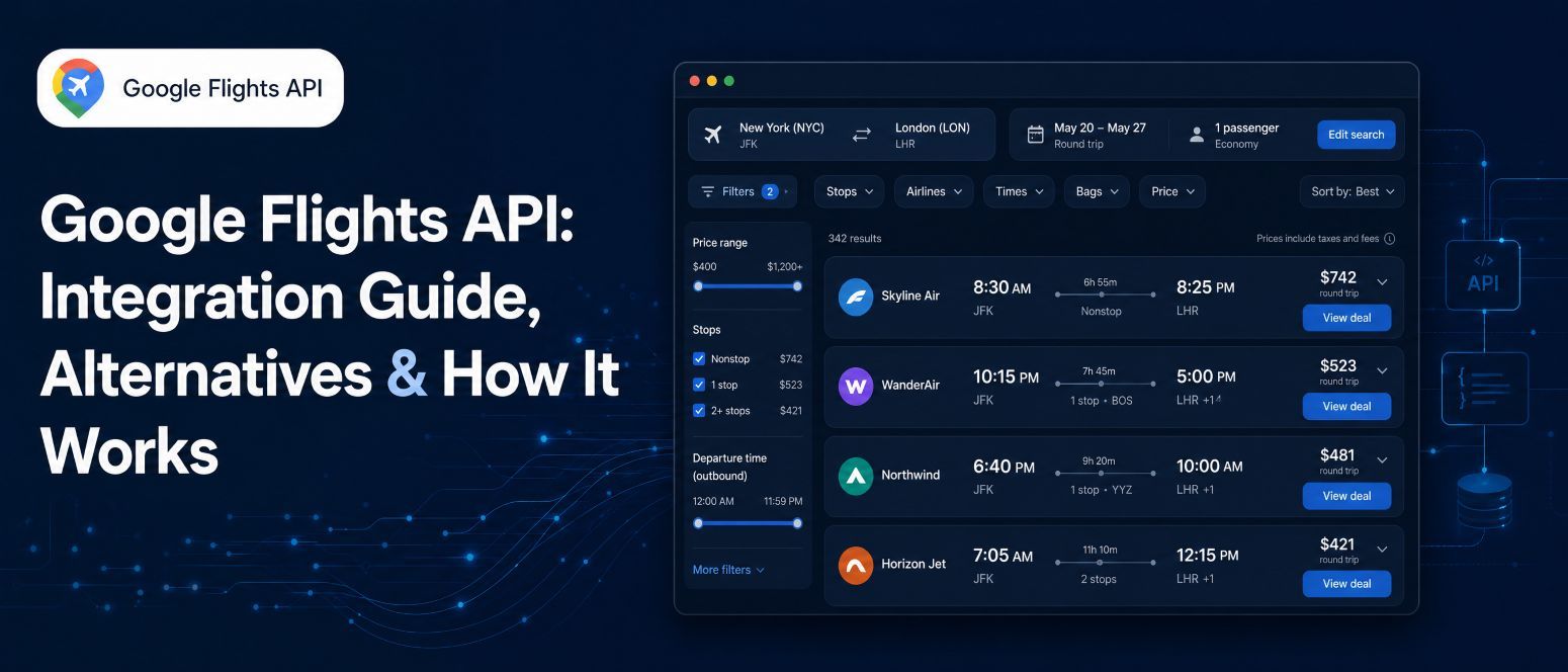 Google Flights API