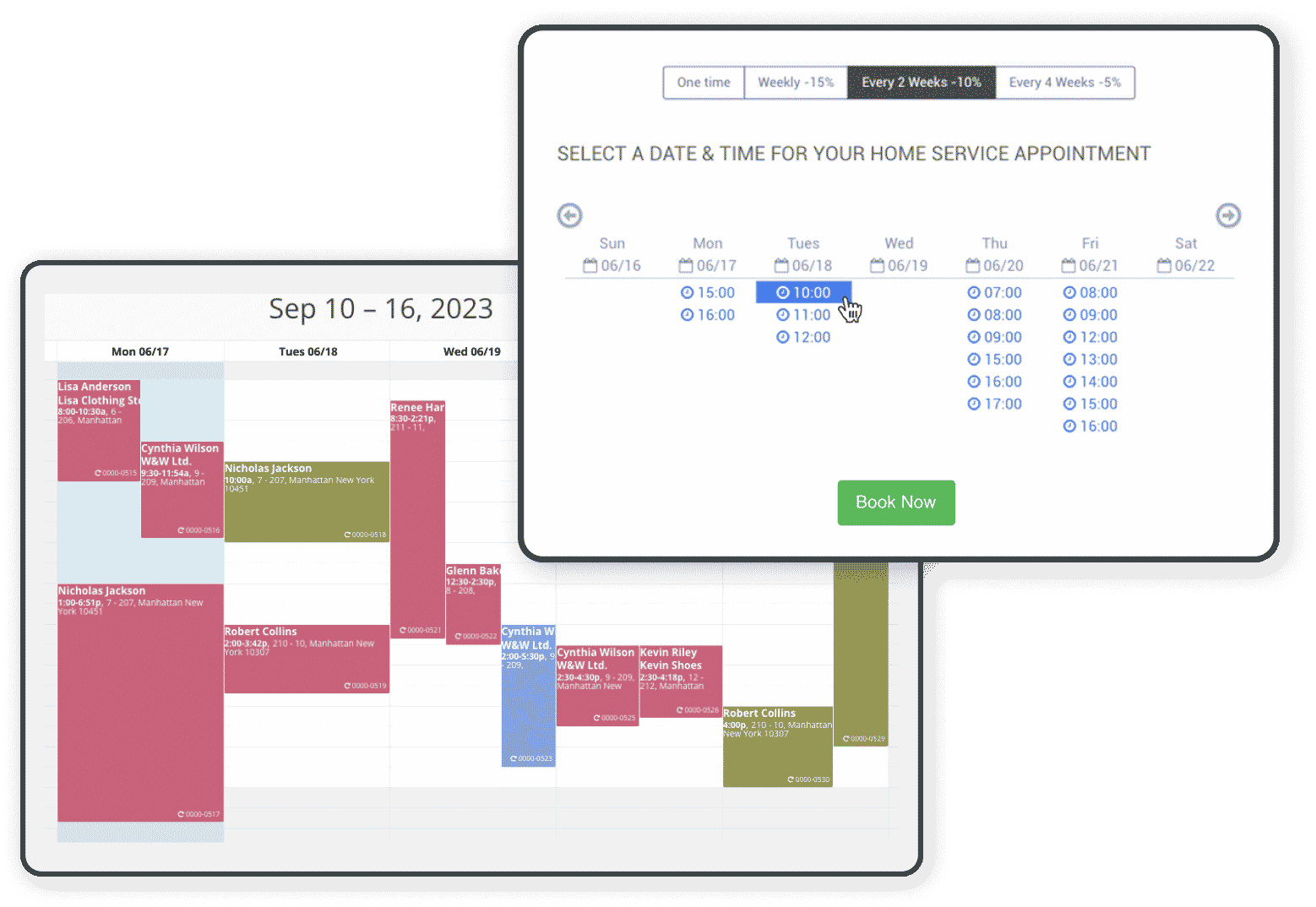 Real-time availability checking workflow in Make.com