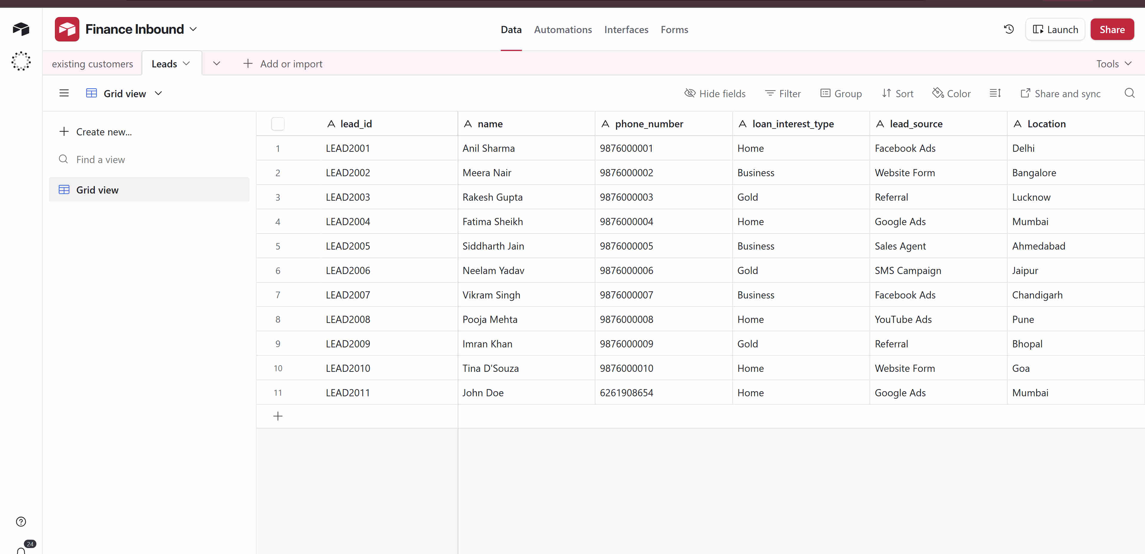 Real-time data collection interface showing fields populating live during voice conversation with applicant