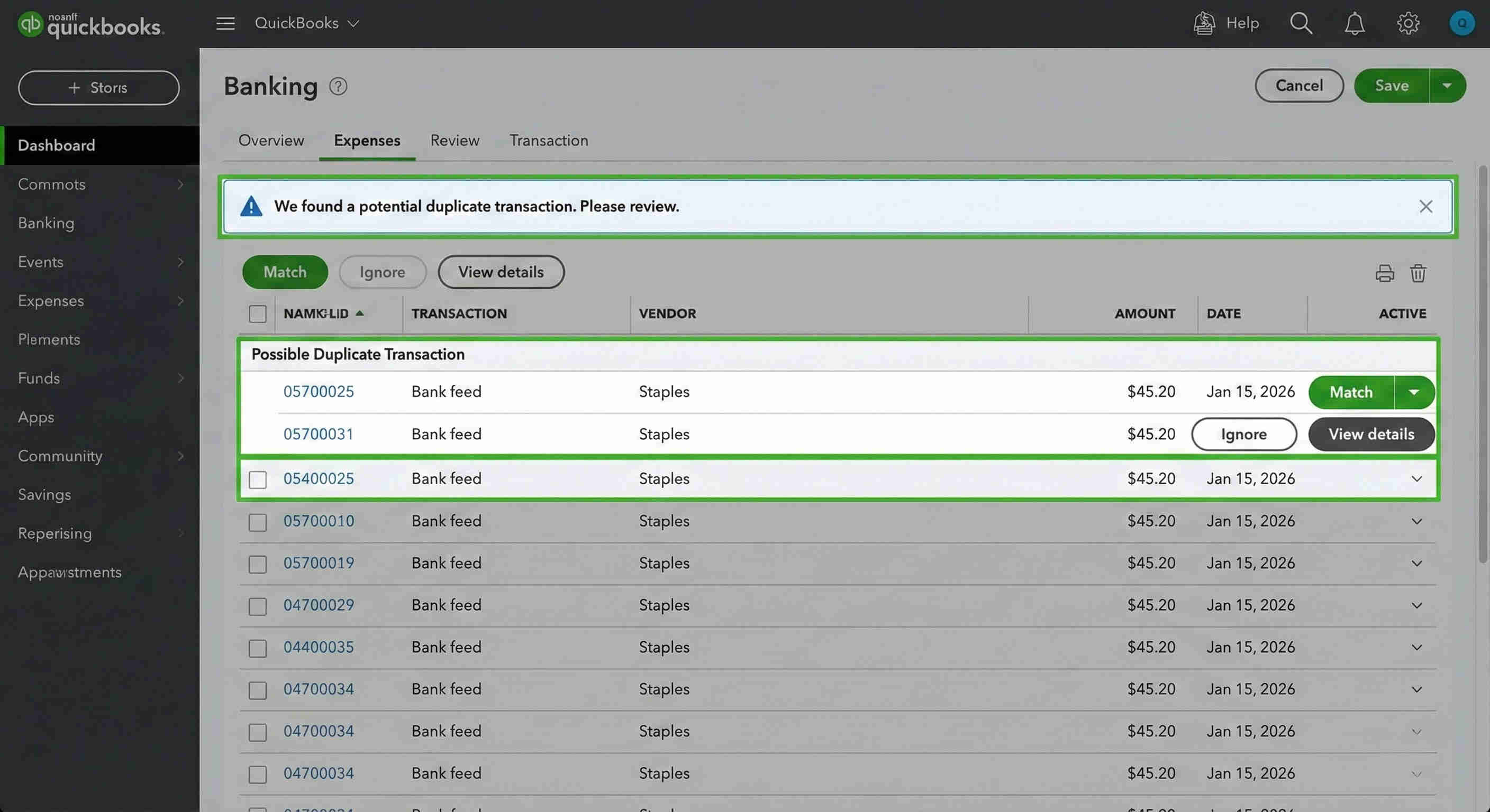 Duplicate detection logic showing Airtable query module searching for existing records using invoice ID as unique identifier before the router module determines whether to update or create