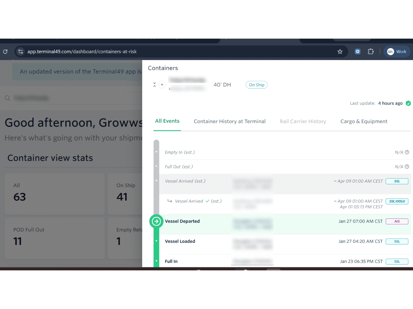 Sync Terminal49 Shipment Data to Monday.com and Notify Customers