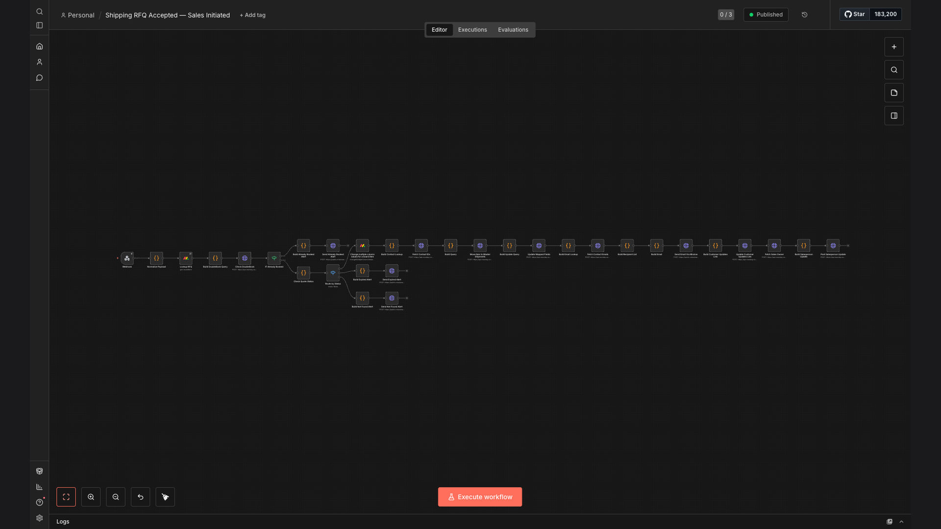 Automate Monday.com RFQ Acceptance to Master Shipments Workflow