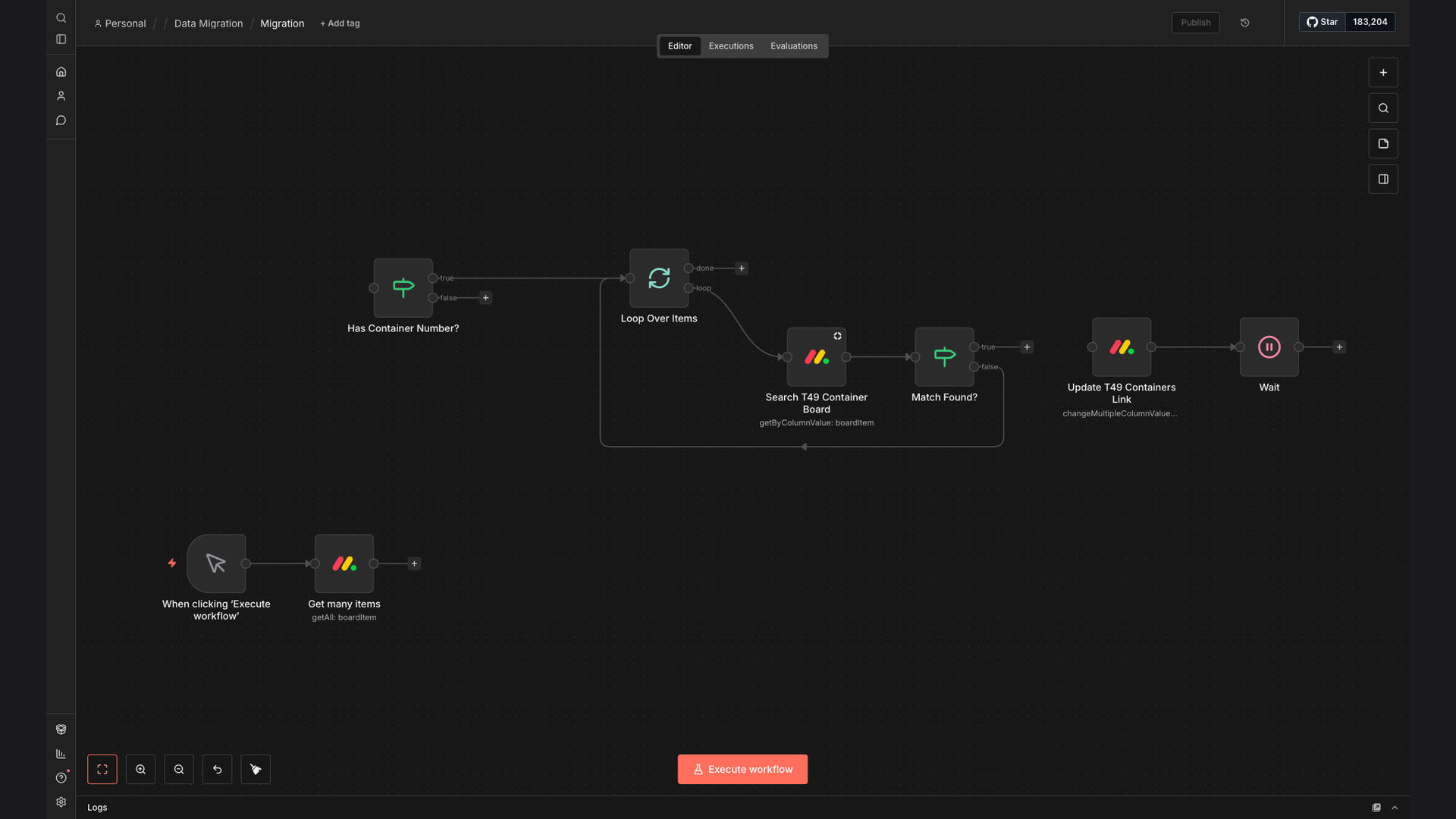 Automate Monday.com Container Tracking with Booking URL Creation