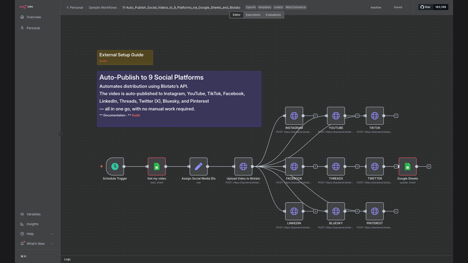 Automatically Publish Video Content to Nine Social Media Platforms