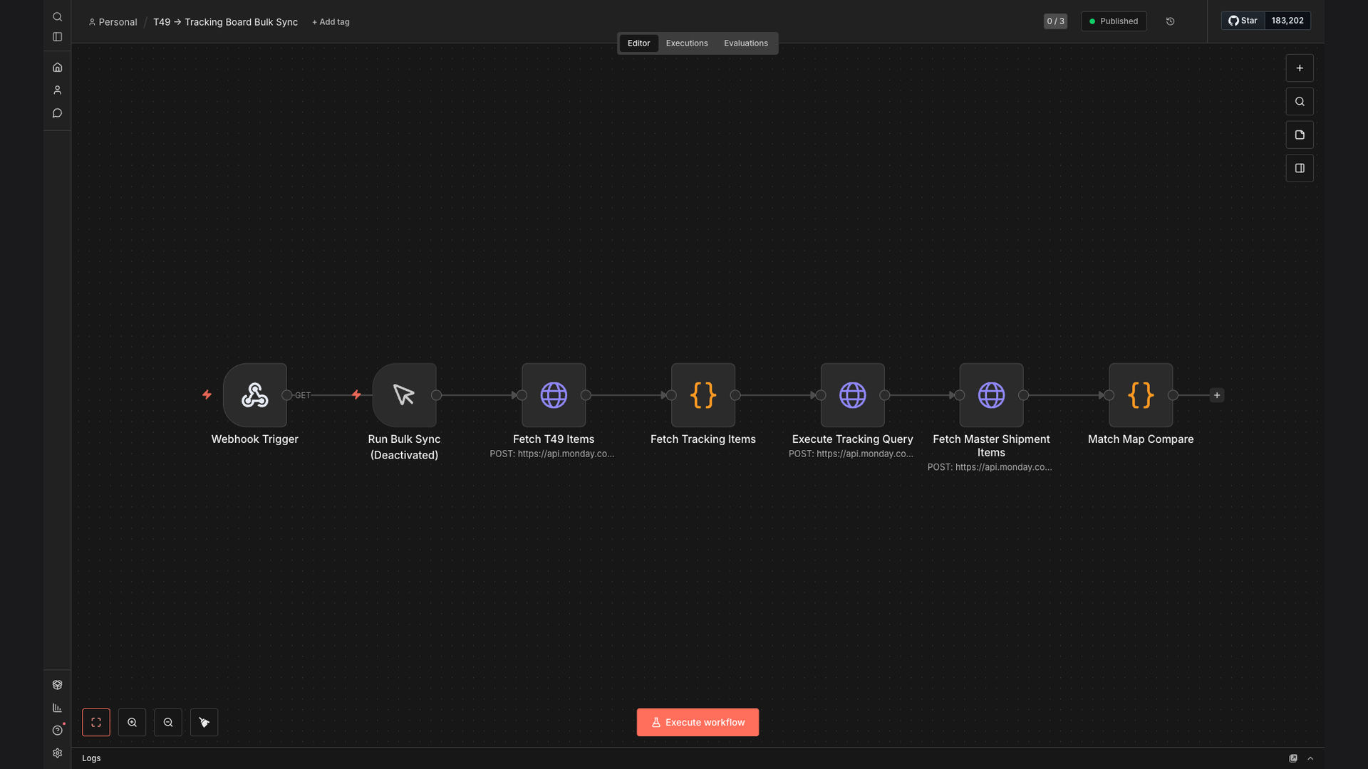 Automate Bulk Container Tracking Data Sync Between Monday.com Boards