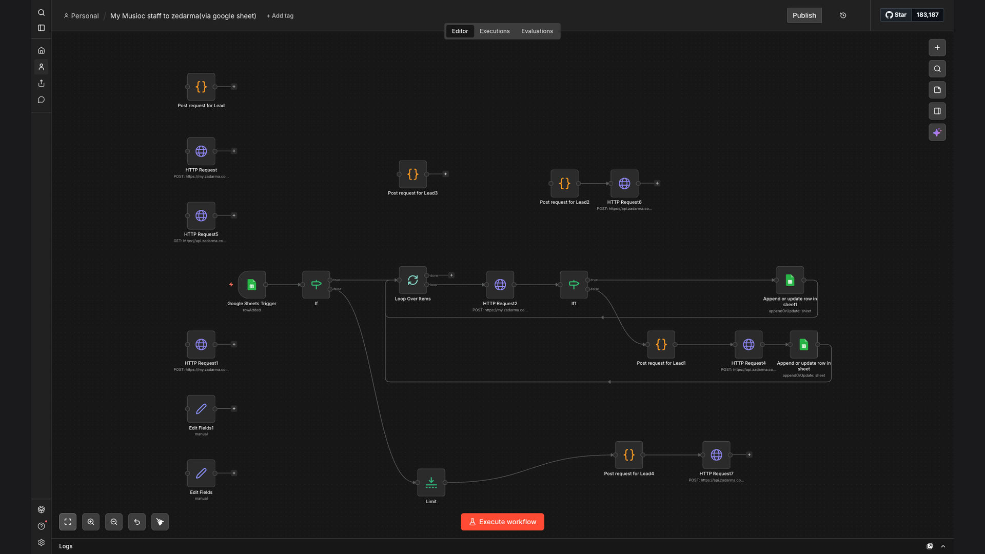 Automate Lead Capture from Google Sheets to Zadarma CRM