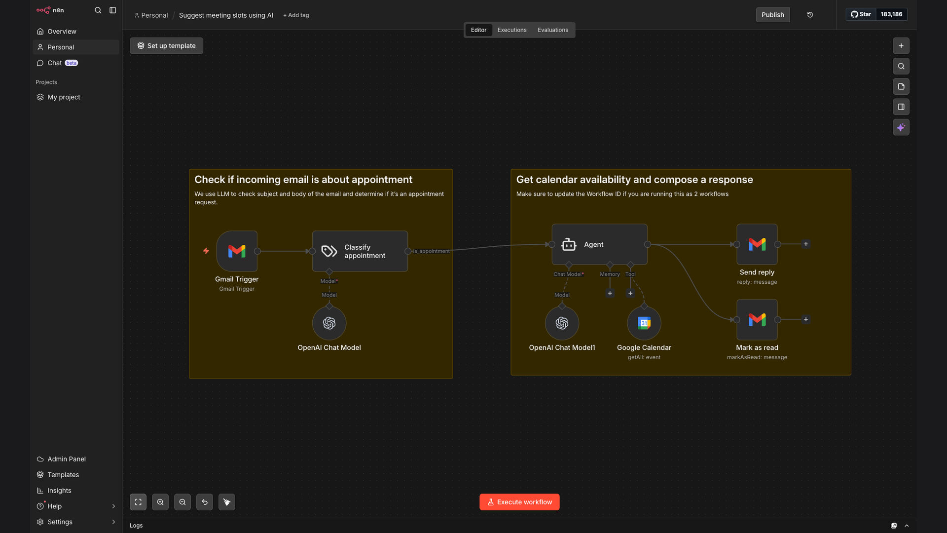 Automatically Schedule Meetings with AI Assistant from Gmail Inquiries