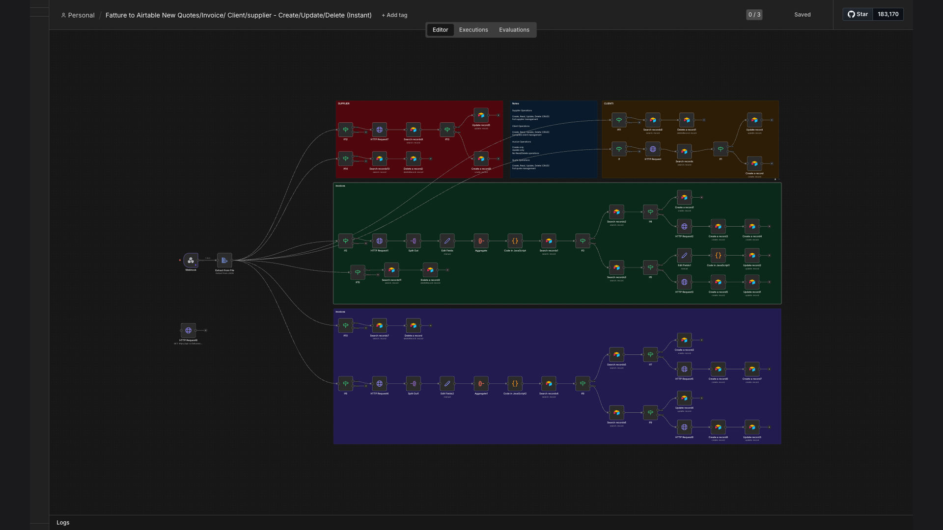 Sync FattureInCloud Clients, Invoices & Quotes to Airtable Automatically