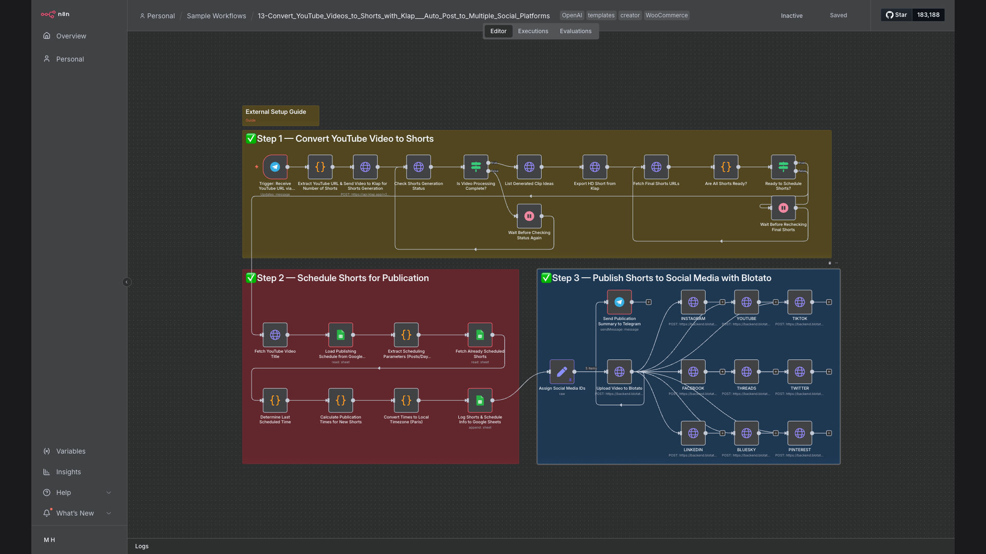Automated YouTube to Multi-Platform Shorts Creator & Scheduler