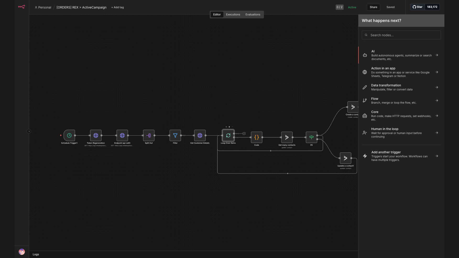 Sync REX Retail Orders to ActiveCampaign Automatically