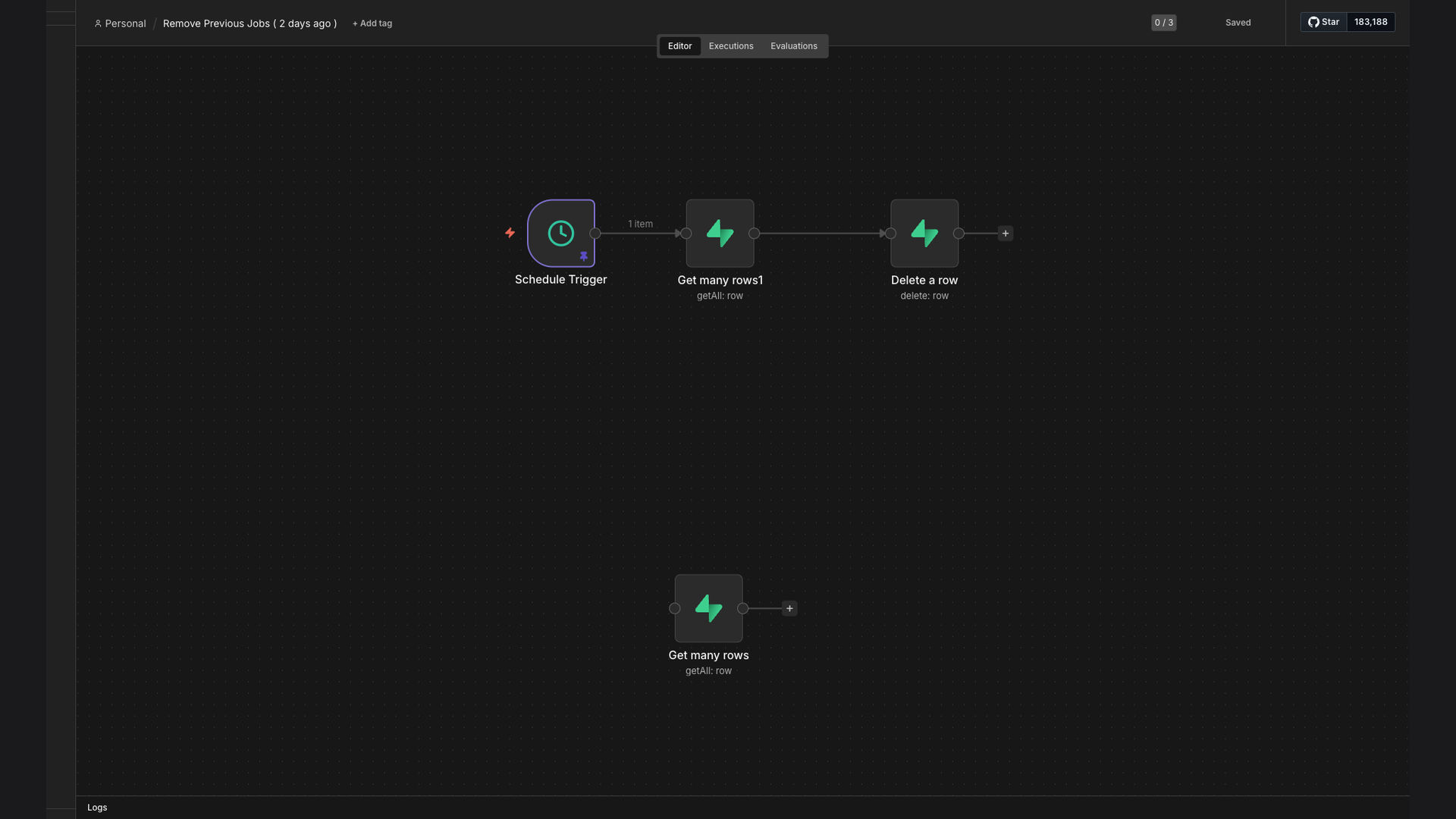 Automate Historical Job Data Cleanup from Supabase Database